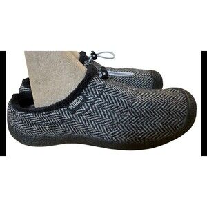 Keen Howser III Slides Women's Size 7.5 Black/White Outdoor Casual Shoes